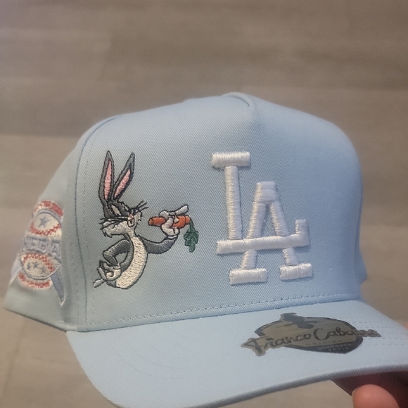 franco cabassi Other - Light Blue Baseball Cap with Embroidery